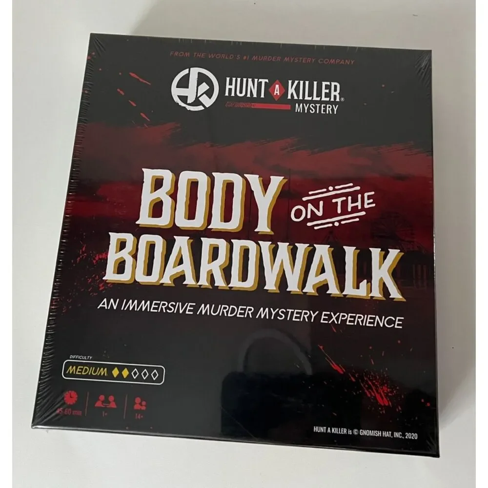 Sealed/NWOT Hunt a Killer: Body on the Boardwalk boardgame